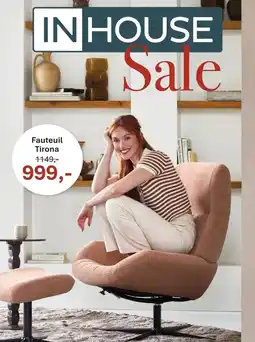 INHOUSE Fauteuil Tirona aanbieding