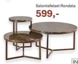 INHOUSE Salontafelset Rondala aanbieding