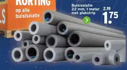 GAMMA Buisisolatie 22 mm, 1 meter met plakstrip aanbieding