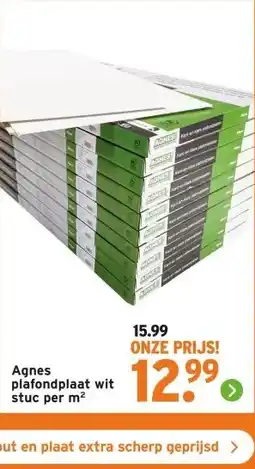 GAMMA Agnes plafondplaat wit stuc aanbieding