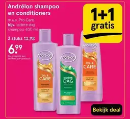 Etos Andrélon shampoo en conditioners aanbieding