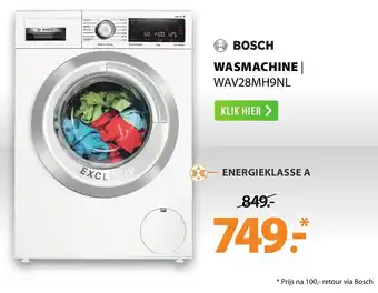 Expert Bosch Wasmachine | WAV28MH9NL aanbieding