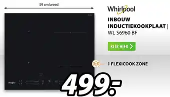 Expert Whirlpool Inbouw inductiekookplaat | WL S6960 BF aanbieding