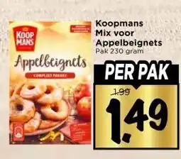 Vomar Voordeelmarkt Koopmans Mix voor Appelbeignets aanbieding
