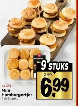 Vomar Voordeelmarkt Hamburgertjes aanbieding