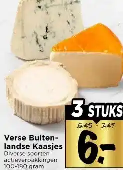 Vomar Voordeelmarkt Verse Buiten- landse Kaasjes aanbieding
