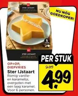 Vomar Voordeelmarkt DIEPVRIES Ster IJstaart aanbieding