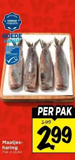 Vomar Voordeelmarkt Maatjes- haring aanbieding