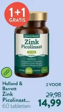 Holland & Barrett Zink Picolinaat 25mg aanbieding