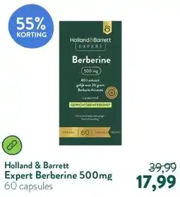 Holland & Barrett Expert Berberine 500mg aanbieding