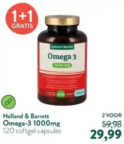 Holland & Barrett Omega-3 1000mg aanbieding
