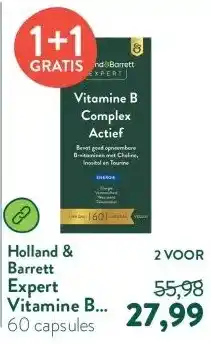 Holland & Barrett Expert Vitamine B Complex Actief aanbieding