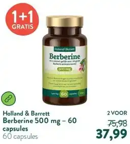 Holland & Barrett Berberine 500 mg – 60 capsules aanbieding