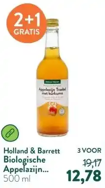 Holland & Barrett Biologische Appelazijn Troebel Kurkuma aanbieding