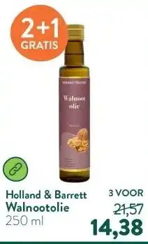 Holland & Barrett Walnootolie aanbieding