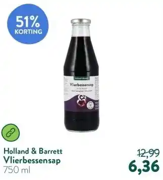 Holland & Barrett Vlierbessensap aanbieding