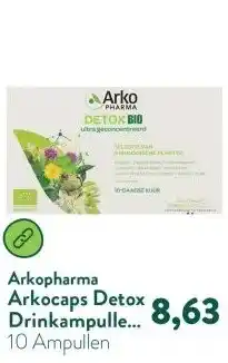 Holland & Barrett Arkocaps Detox Drinkampullen Bio aanbieding