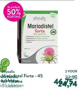 Holland & Barrett Mariadistel Forte - 45 tabletten aanbieding