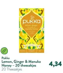 Holland & Barrett Lemon, Ginger & Manuka Honey – 20 theezakjes aanbieding