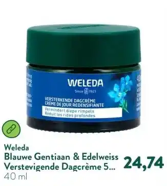 Holland & Barrett Blauwe Gentiaan & Edelweiss Verstevigende Dagcrème 50+ - 40ml aanbieding