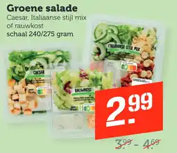 Coop Groene salade aanbieding