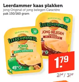 Coop Leerdammer kaas plakken aanbieding