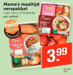 Coop Mama's maaltijd verspakket aanbieding