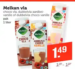 Coop Melkan vla aanbieding
