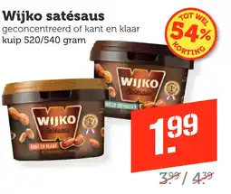 Coop Wijko satésaus aanbieding