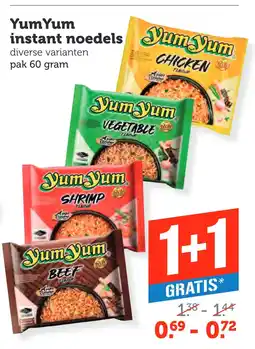 Coop Yum Yum instant noedels aanbieding