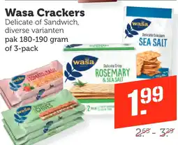 Coop Wasa Crackers aanbieding