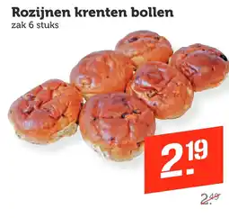 Coop Rozijnen krenten bollen aanbieding