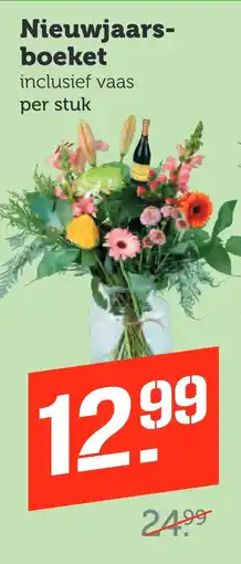 Coop Nieuwjaars boeket aanbieding