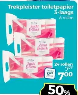 Trekpleister Trekpleister toiletpapier 3-laags aanbieding