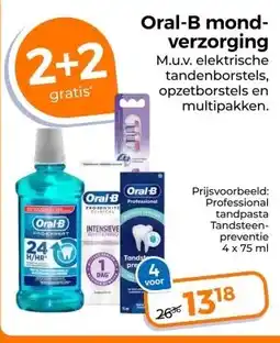 Trekpleister Oral-B mond- verzorging aanbieding