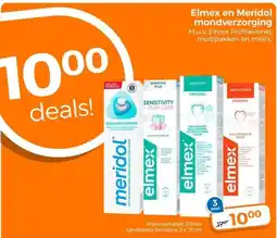 Trekpleister Elmex en Meridol mondverzorging aanbieding