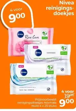 Trekpleister Nivea reinigings- doekjes aanbieding