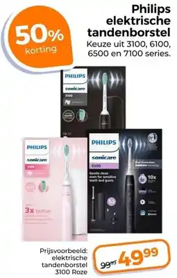 Trekpleister Philips elektrische tandenborstel aanbieding