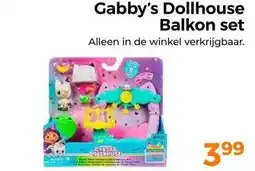 Trekpleister Gabby's Dollhouse Balkon set aanbieding