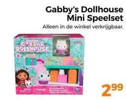 Trekpleister Gabby's Dollhouse Mini Speelset aanbieding