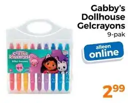 Trekpleister Gabby's Dollhouse Gelcrayons aanbieding