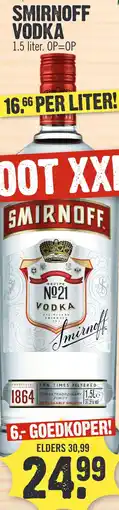 Super Dirck 3 SMIRNOFF VODKA aanbieding