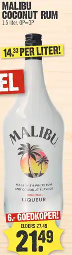 Super Dirck 3 MALIBU COCONUT RUM aanbieding