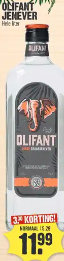 Super Dirck 3 OLIFANT JENEVER aanbieding