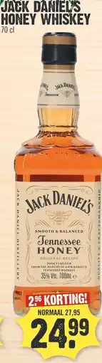 Super Dirck 3 JACK DANIEL'S HONEY WHISKEY aanbieding