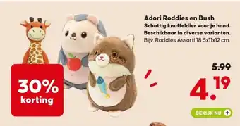 Pets Place Adori Roddies en Bush aanbieding