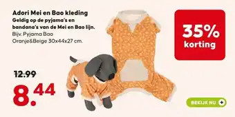 Pets Place Adori Mei en Bao kleding aanbieding