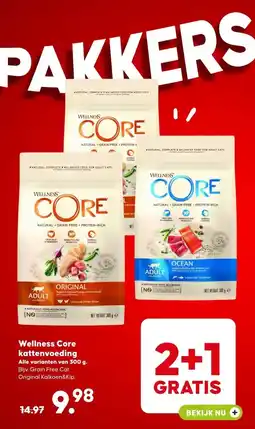 Pets Place Wellness Core kattenvoeding aanbieding