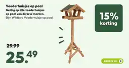 Pets Place Voederhuisjes op paal aanbieding