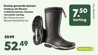 Pets Place Dunlop gevoerde laarzen aanbieding